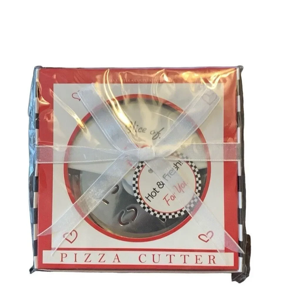 NEW Kate Aspen A Slice of Love Pizza Cutter in Gift Box Great Gift